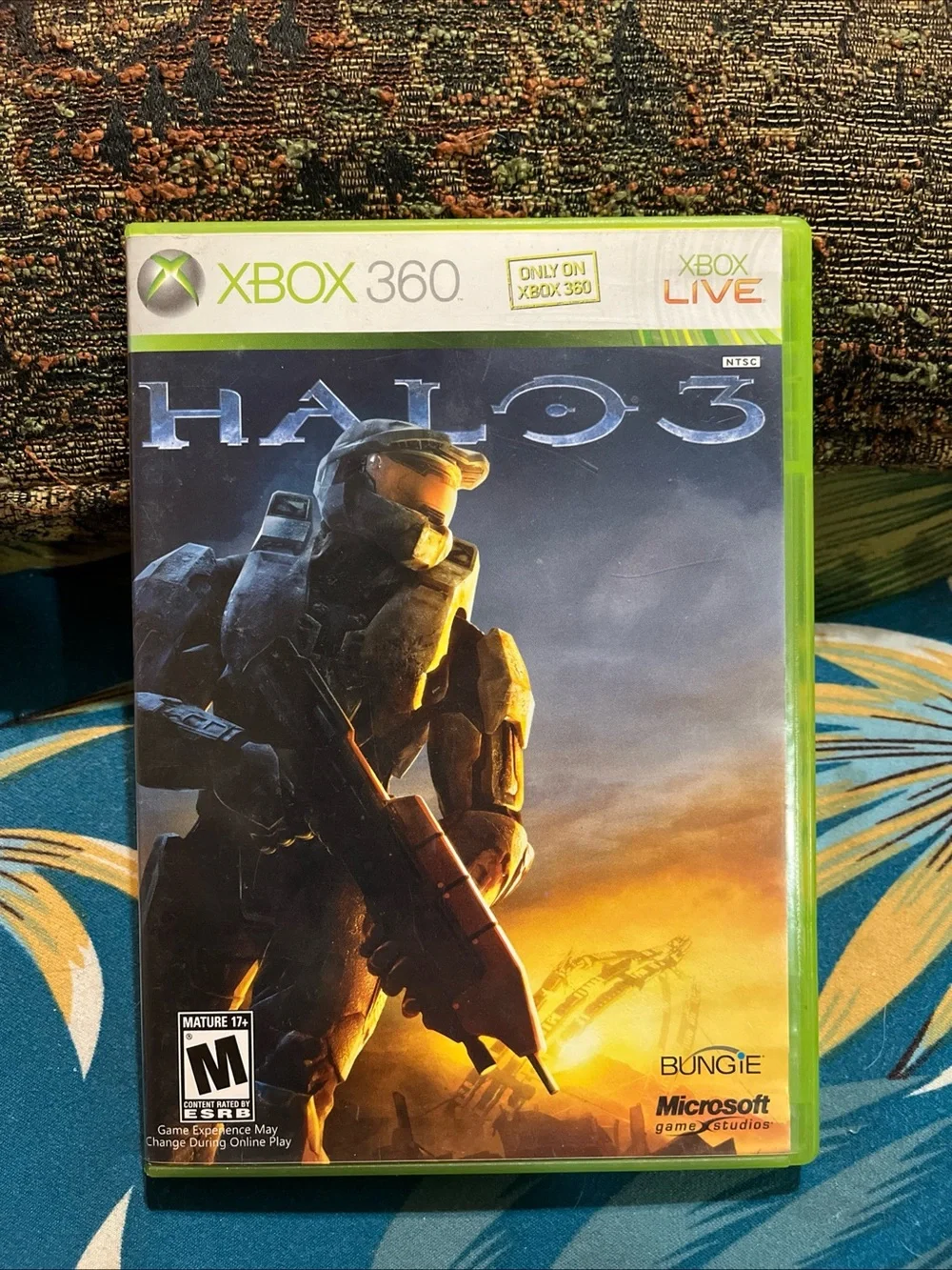 Xbox 360 Halo 3 Game - Green Case